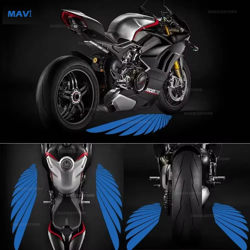 DazzleStore Motosiklet Melek Kanatları