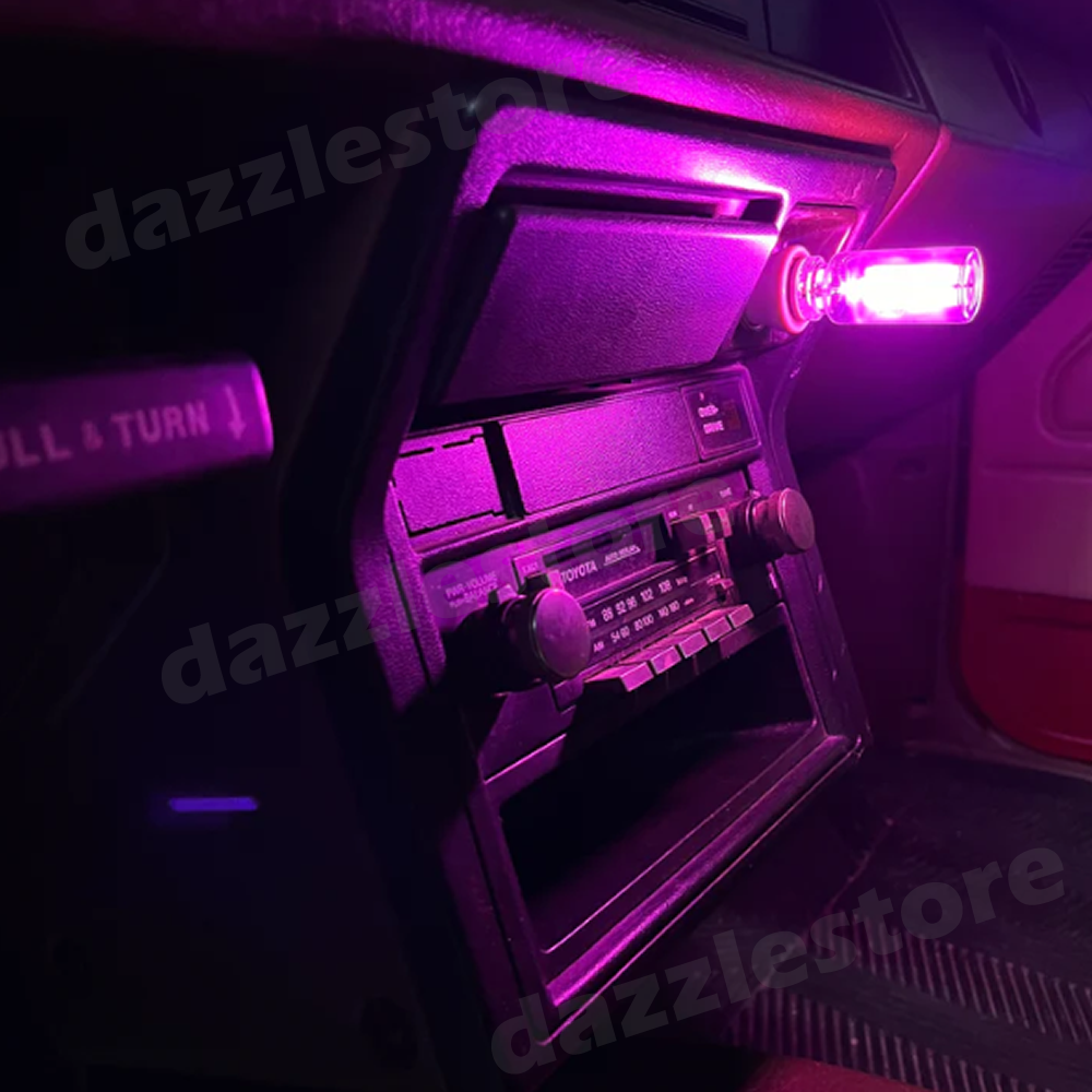 DazzleStore Araç İçi Dokunmatik Anahtarlı USB Led Işık