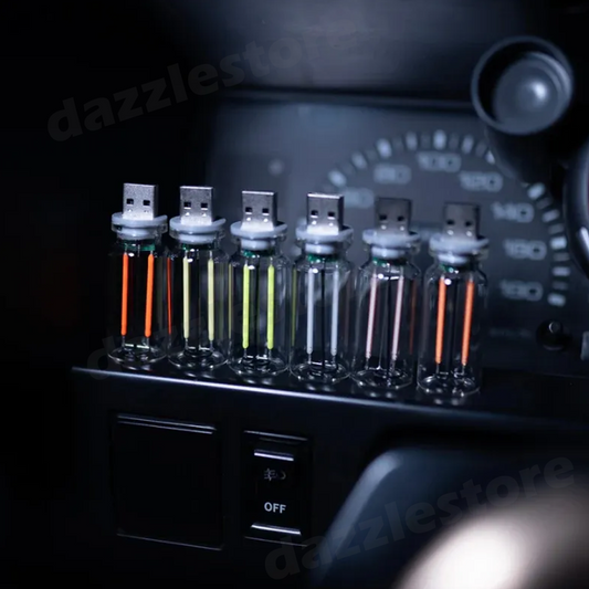 DazzleStore Araç İçi Dokunmatik Anahtarlı USB Led Işık