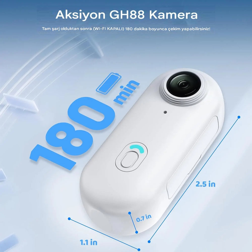 Dazzlestore WiFi Kablosuz Dijital Aksiyon Kamerası