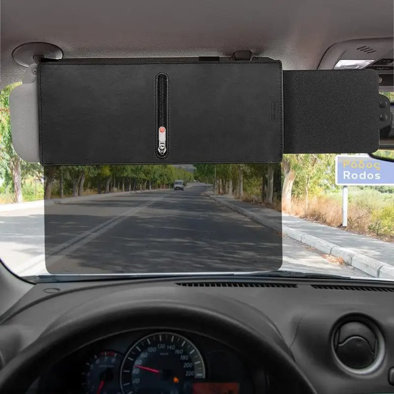 Dazzlestore Otomatik Fermuarlı Ayarlanabilir Güneş Koruyucu