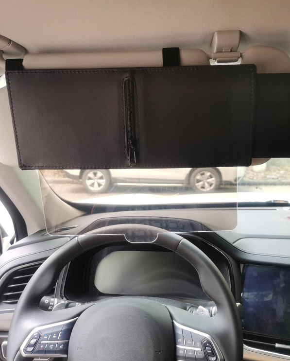 Dazzlestore Otomatik Fermuarlı Ayarlanabilir Güneş Koruyucu