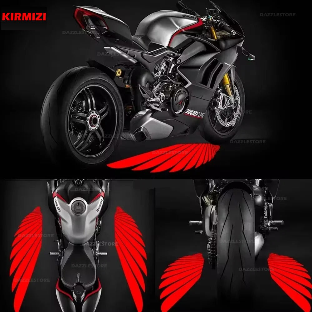 DazzleStore Motosiklet Melek Kanatları