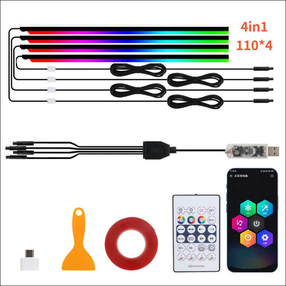 DazzleStore Kumandalı Araba İçi Neon