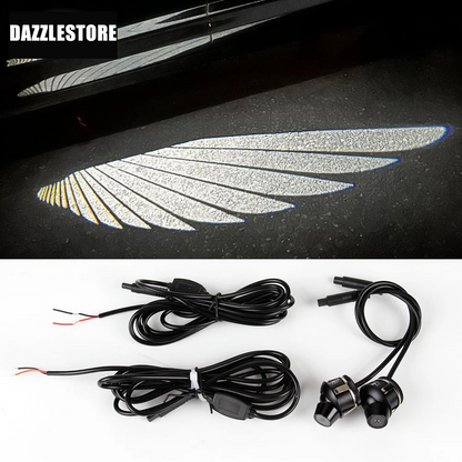 DazzleStore Evrensel Melek Kanatlı Led Işığı