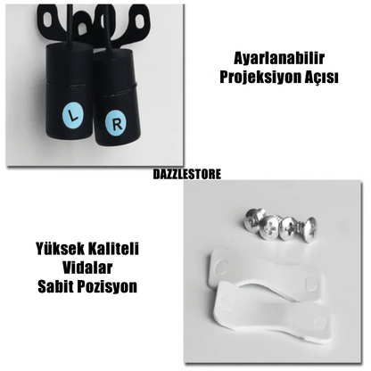 DazzleStore Motosiklet Melek Kanatları